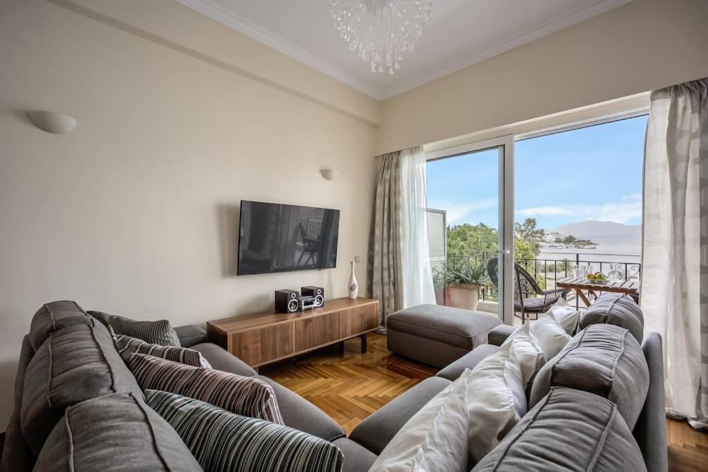 Bright Central Apartment With Splendid Sea View! Chalkís Zewnętrze zdjęcie